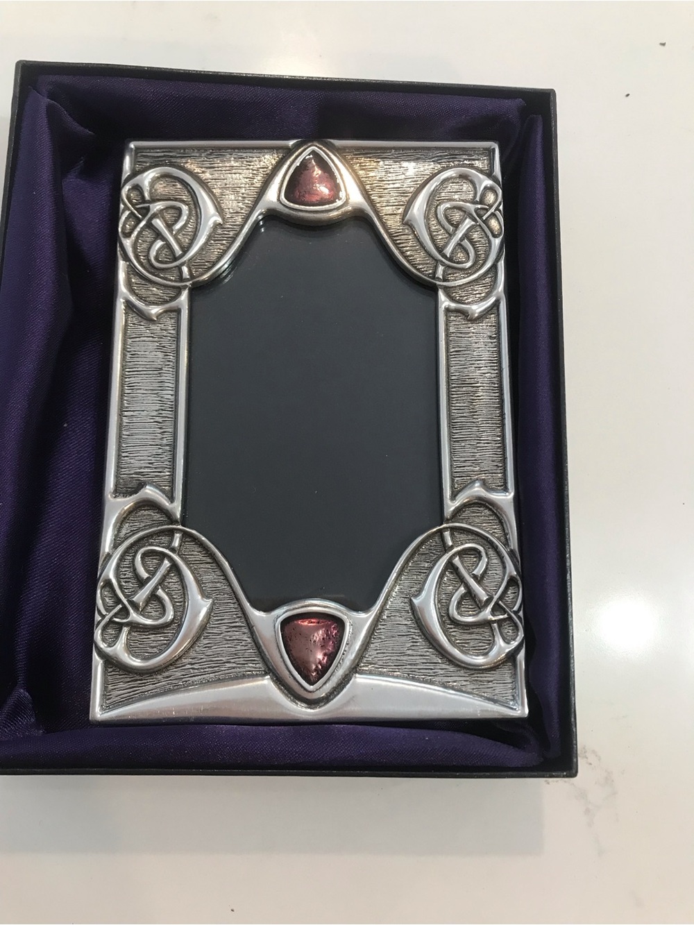 Vintage Archibald Knox Silver Celtic Accent Picture Frame